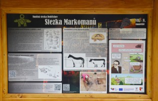 Sídlištím a způsobu bydlení u Germánů je věnována i poslední, osmá tabule